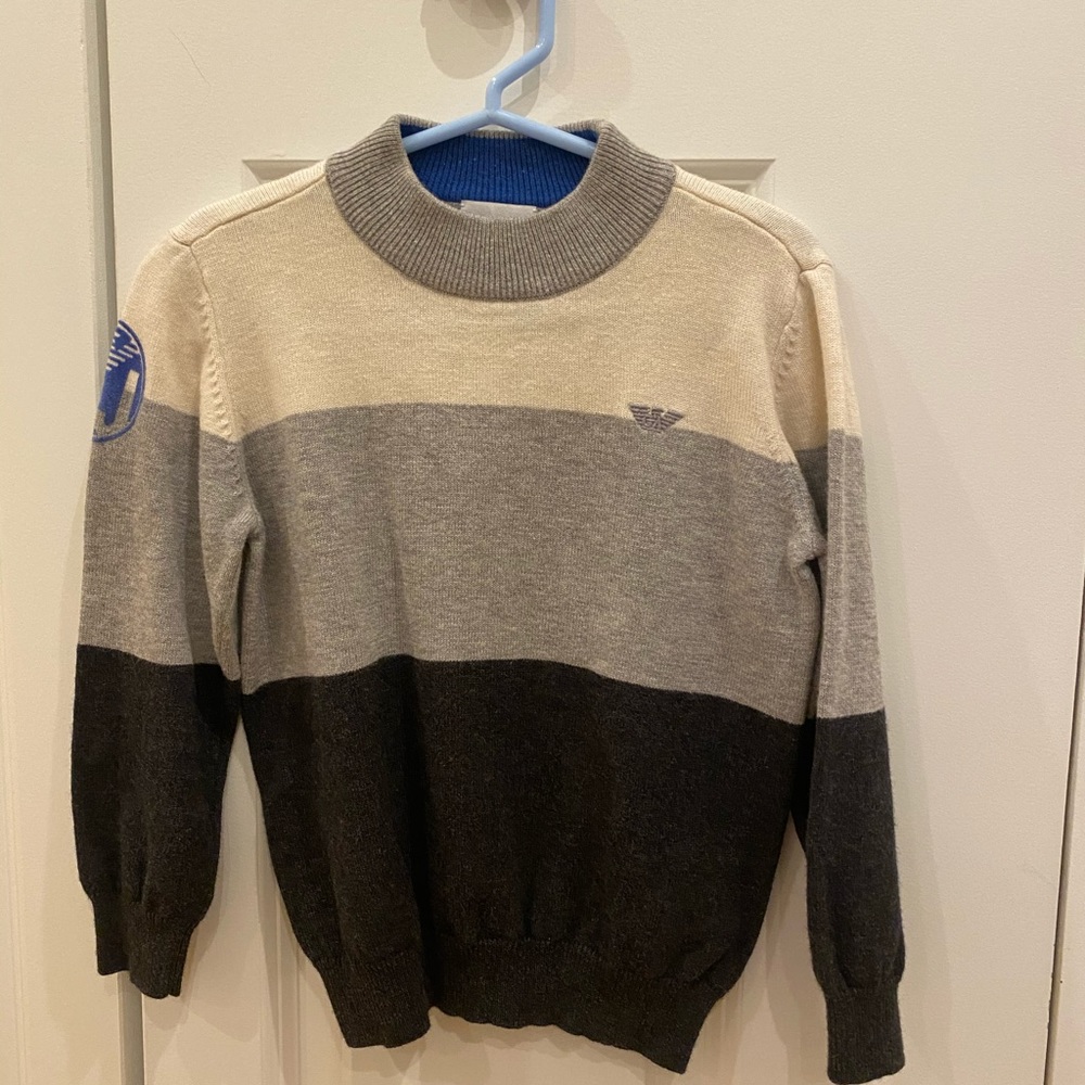 Super soft boys Armani sweater